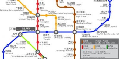 Thsr stazione di Taipei la mappa