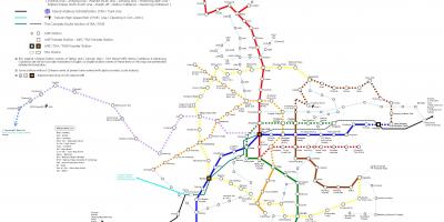 Mappa di Taipei hsr stazione