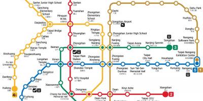 Taipei metro stazione mappa